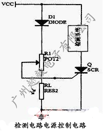 檢測(cè)電路電源控制電路